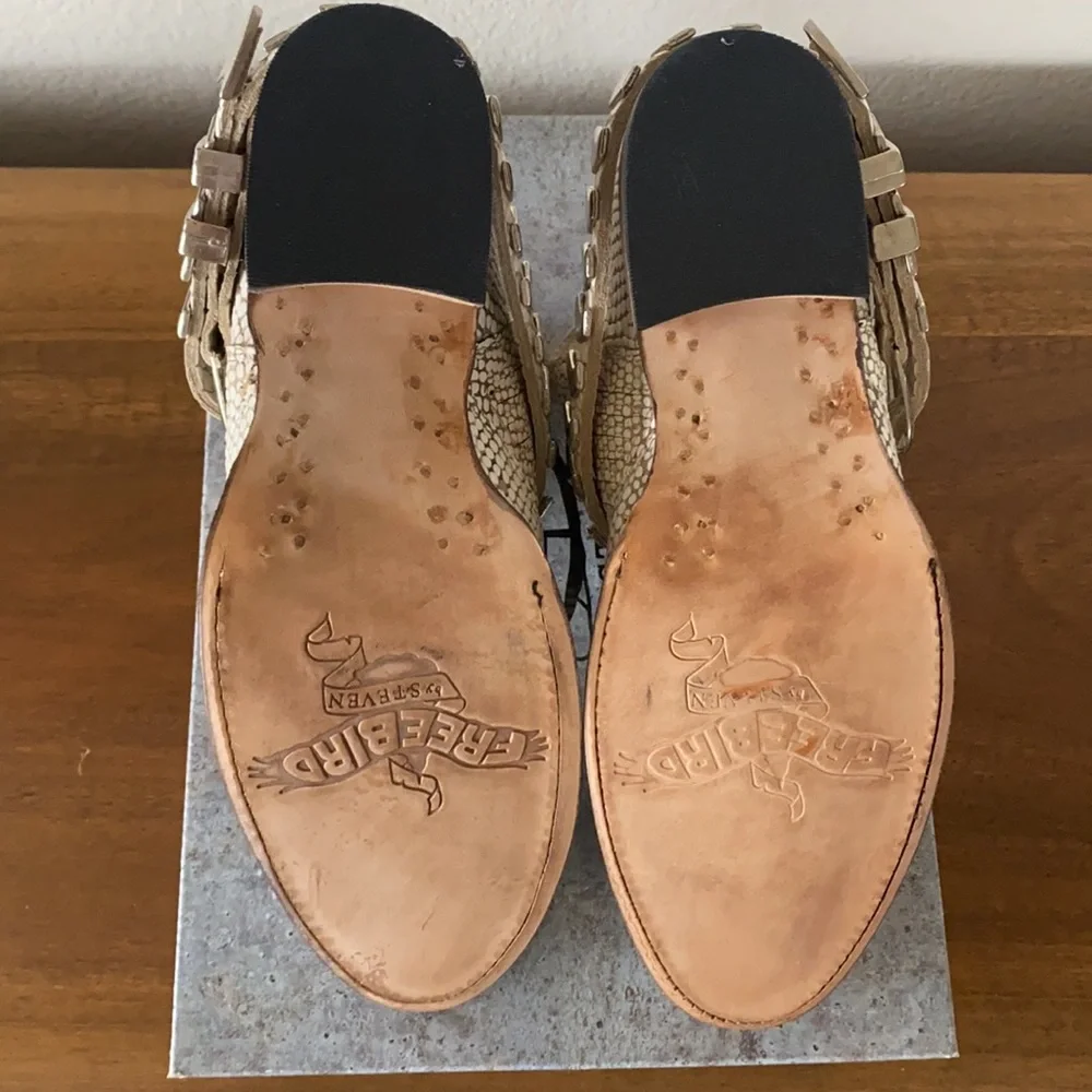 NWT Freebird White Snake Blade Size 7 - Picture 14 of 16